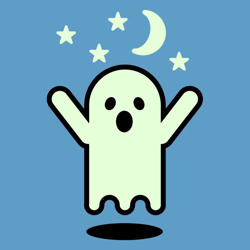 Glow in the dark ghost