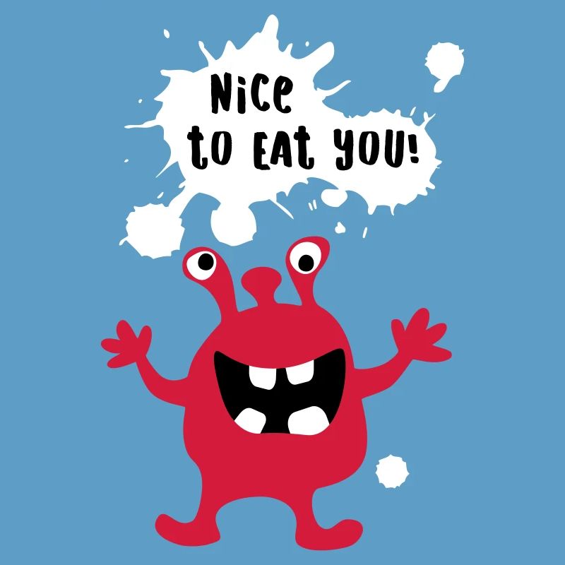 Monster coole Comics Quotes lustig Fun