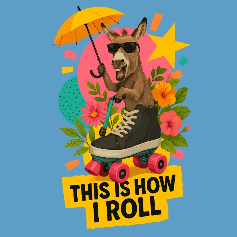 Roll-Esel mit Stil
