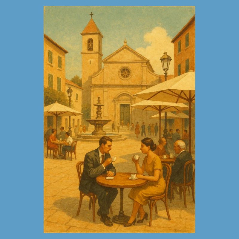 Coffee magic in squares