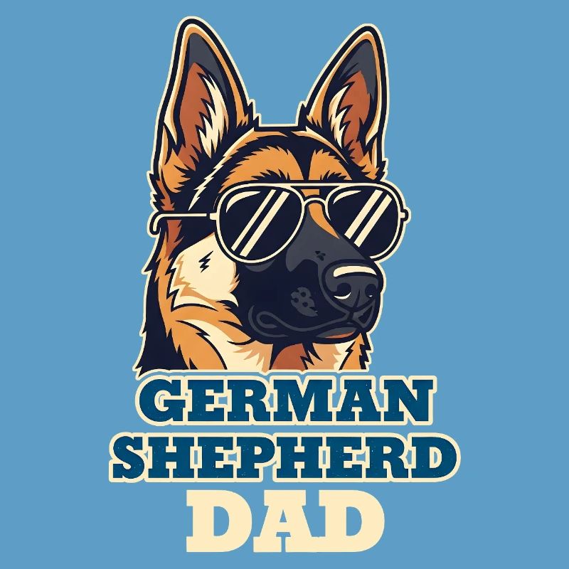 German Shepherd Dad Dog Dad Cool