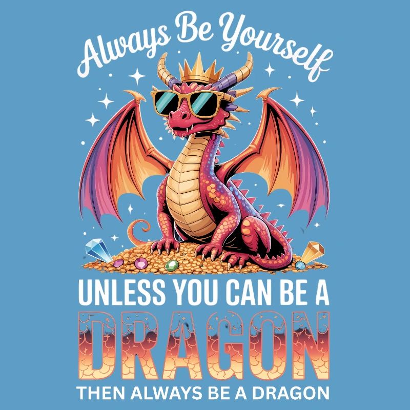 Sei immer du selbst, es sei denn, du kannst ein Drache sein