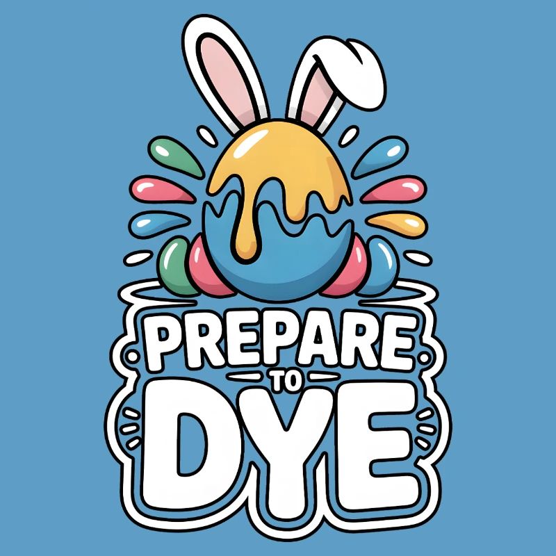 Prepare To Dye Funny Easter Saying