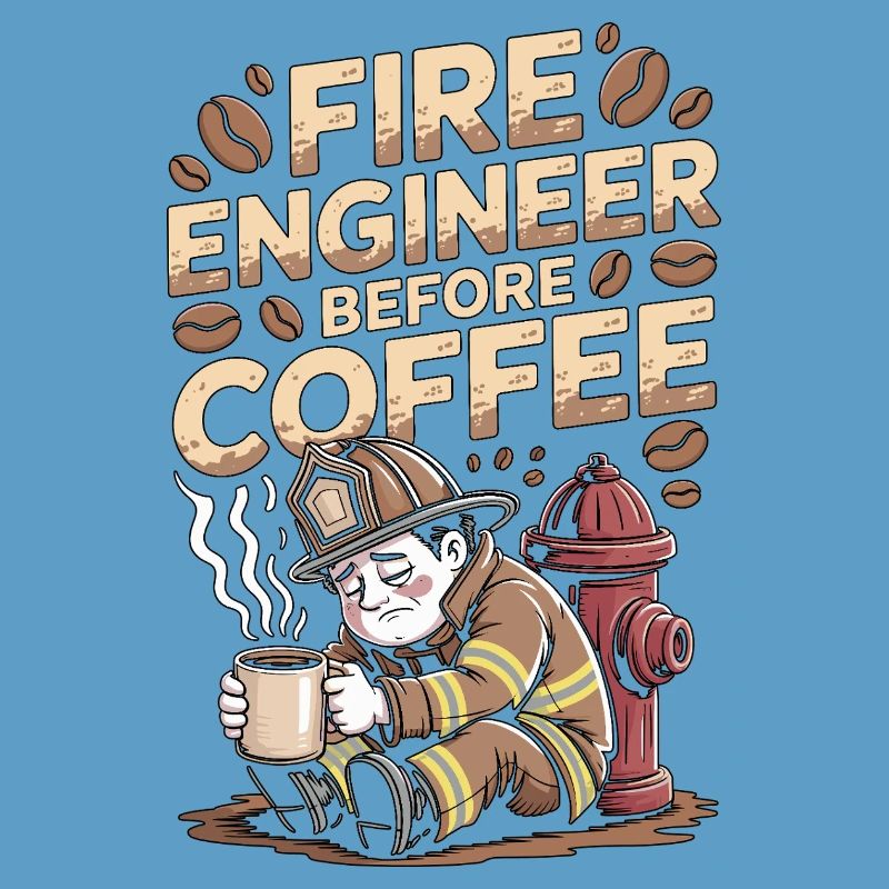 Fire Engineer Before Fire Service Coffee Lover