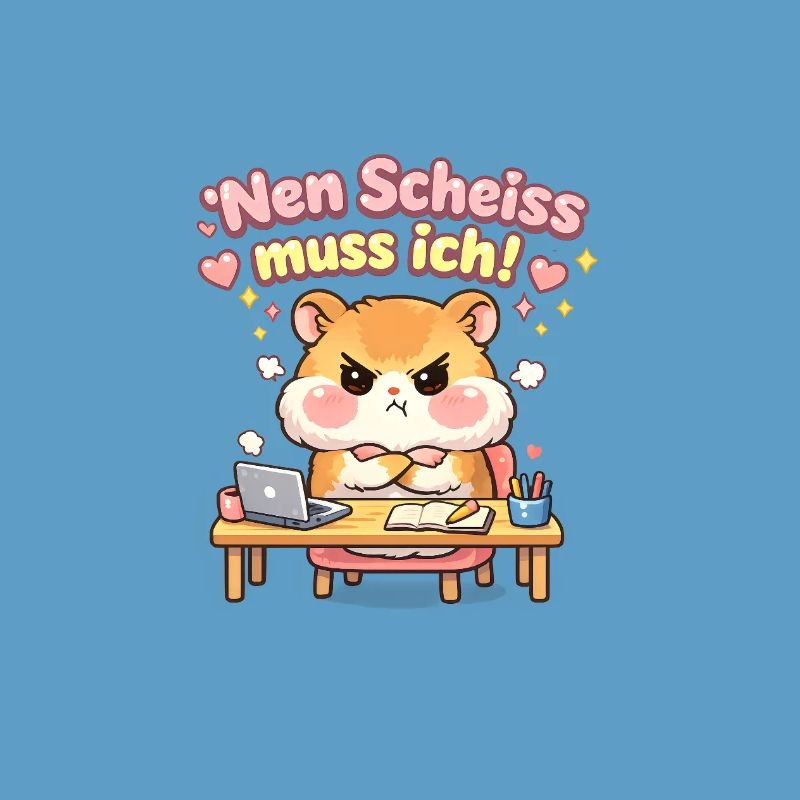 Nen scheiß muss ich Hamster Meme Statement