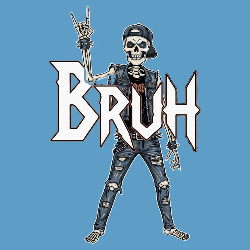 Bruh Skeleton Wippe