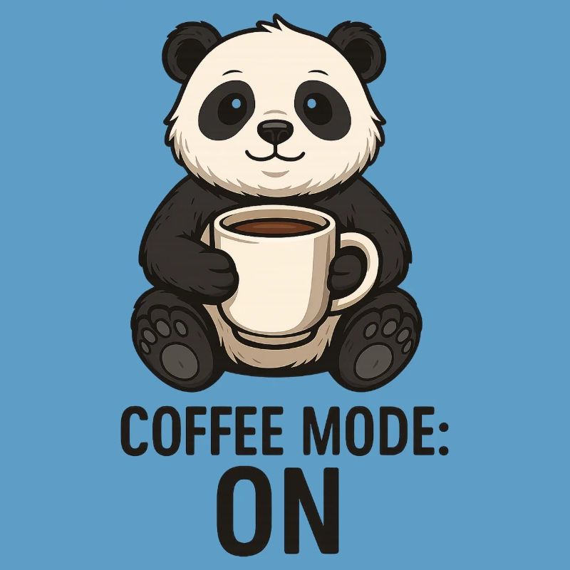 Mode Panda Café sur la conception d’animaux