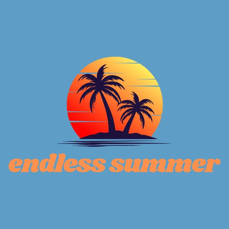 Endless Summer – Sunset & Palm Trees