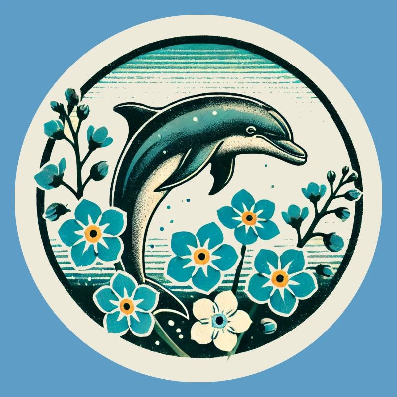 Retro Dolphin