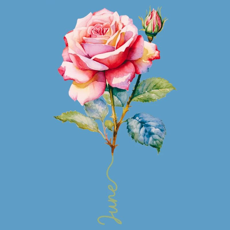 Rosa lackiert mit lebendigen Details