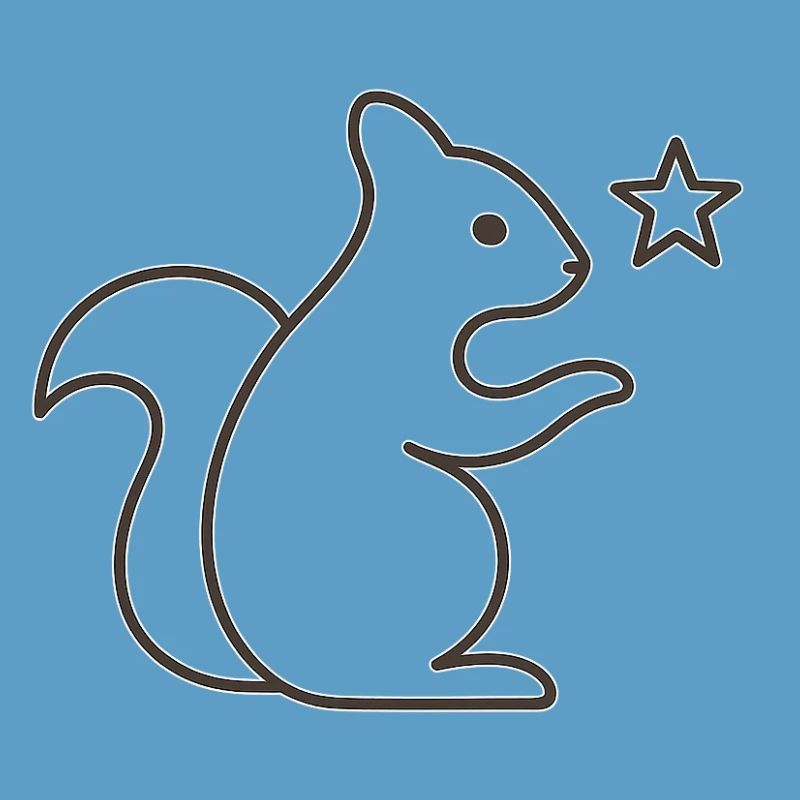 Eichhörnchen Sternenzauber