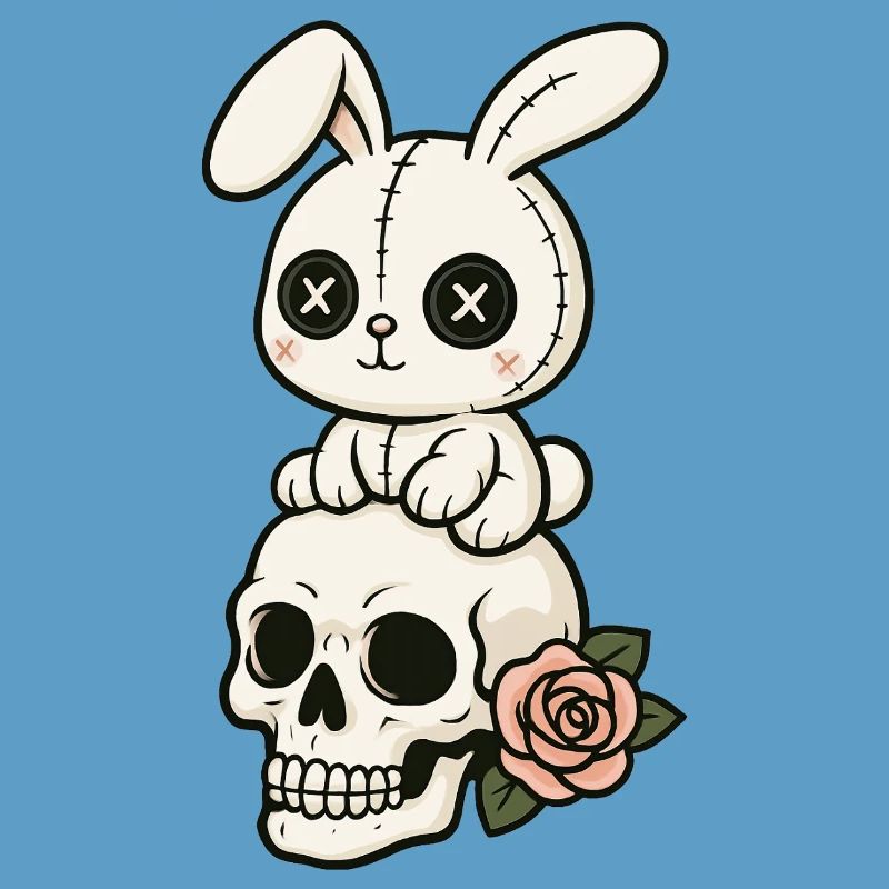 Goth Bunny Horror Rabbit Gothic Creepy Creepy