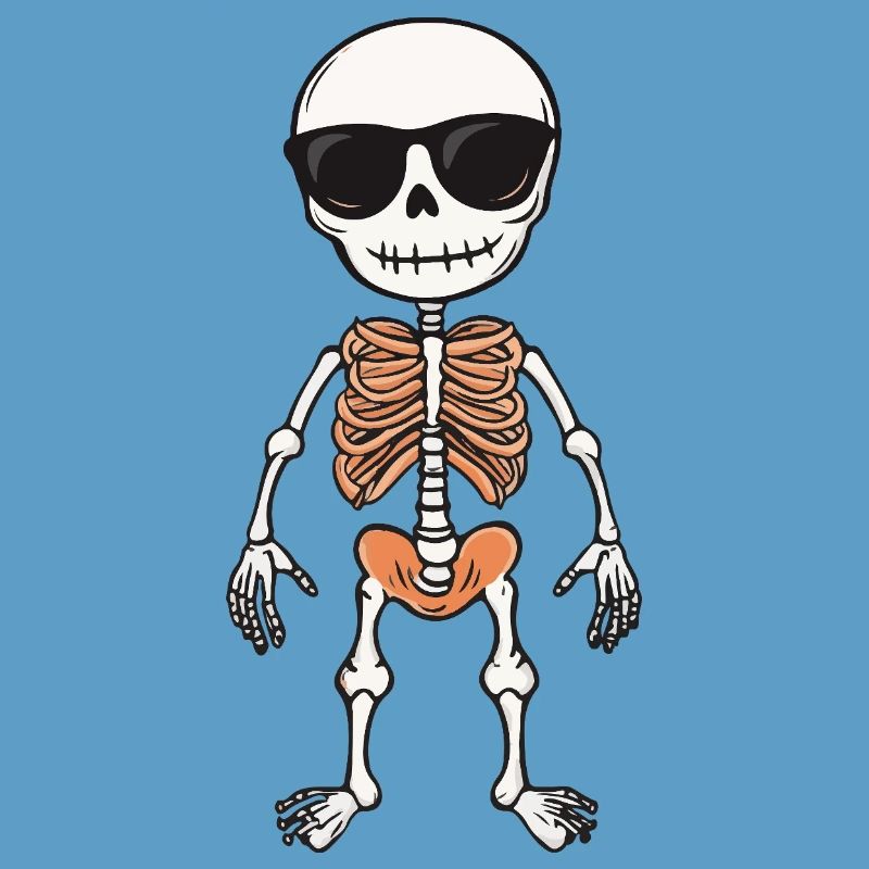 Skelett Comic Halloween