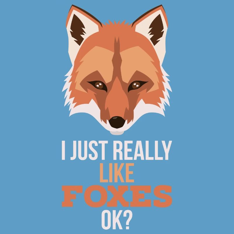 I just really like foxes Ok - fox saying