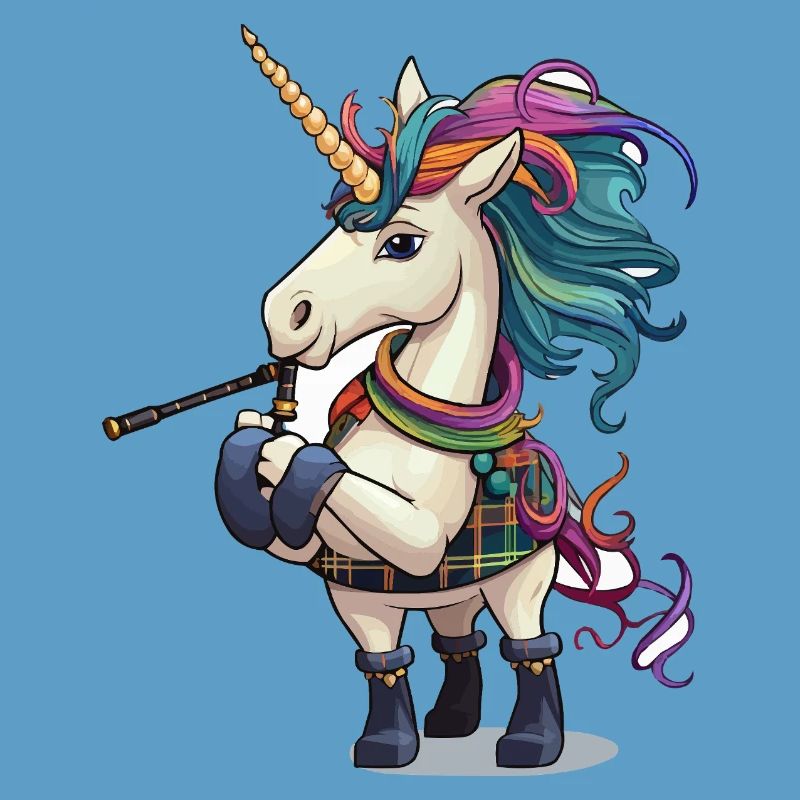 Cornemuses Licorne Colorées