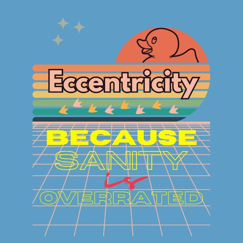 Motif rétro néon d’excentricité