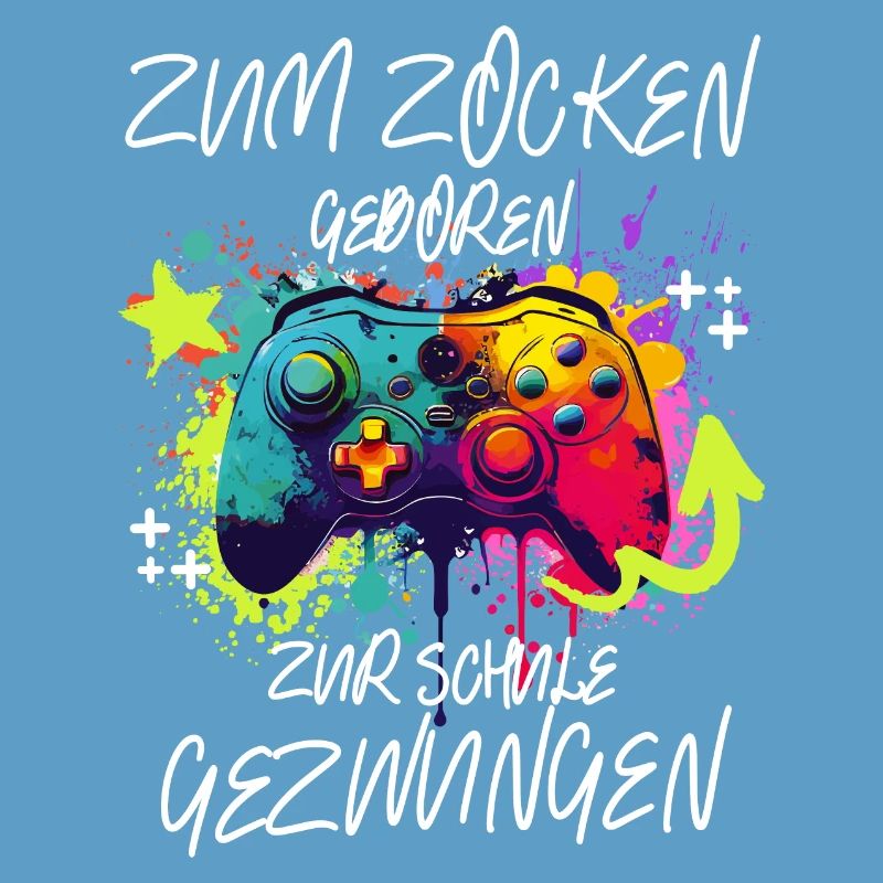 Farbenfroher Controller Gaming Print Pro Gamer