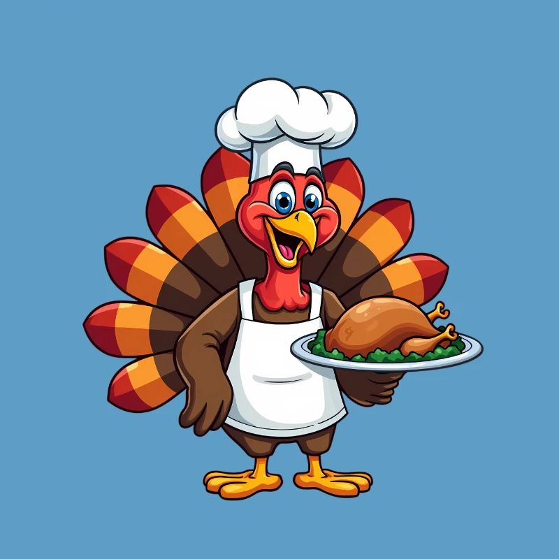 Cuisinier de dinde de Thanksgiving Thanksgiving
