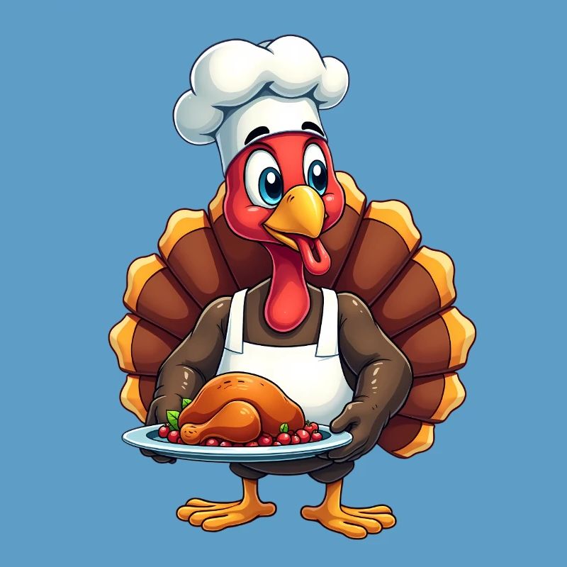Cuisinier de dinde de Thanksgiving Thanksgiving