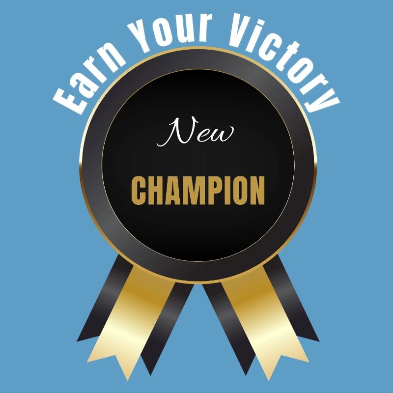 Verdiene deinen Sieg – Champion | Motivationspreis Ba
