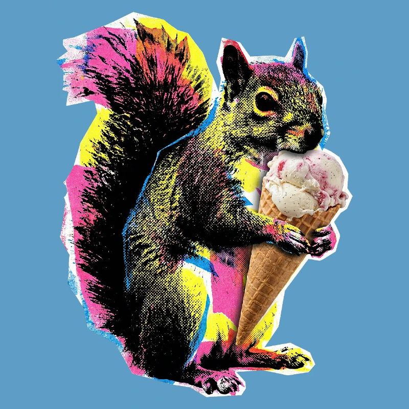Eichhörnchen Eis