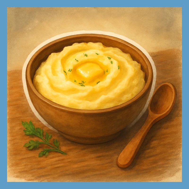 Mashed potatoes in a pot