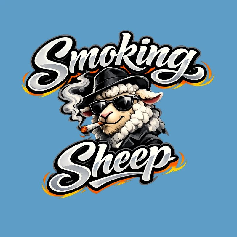 Smoking sheep with style