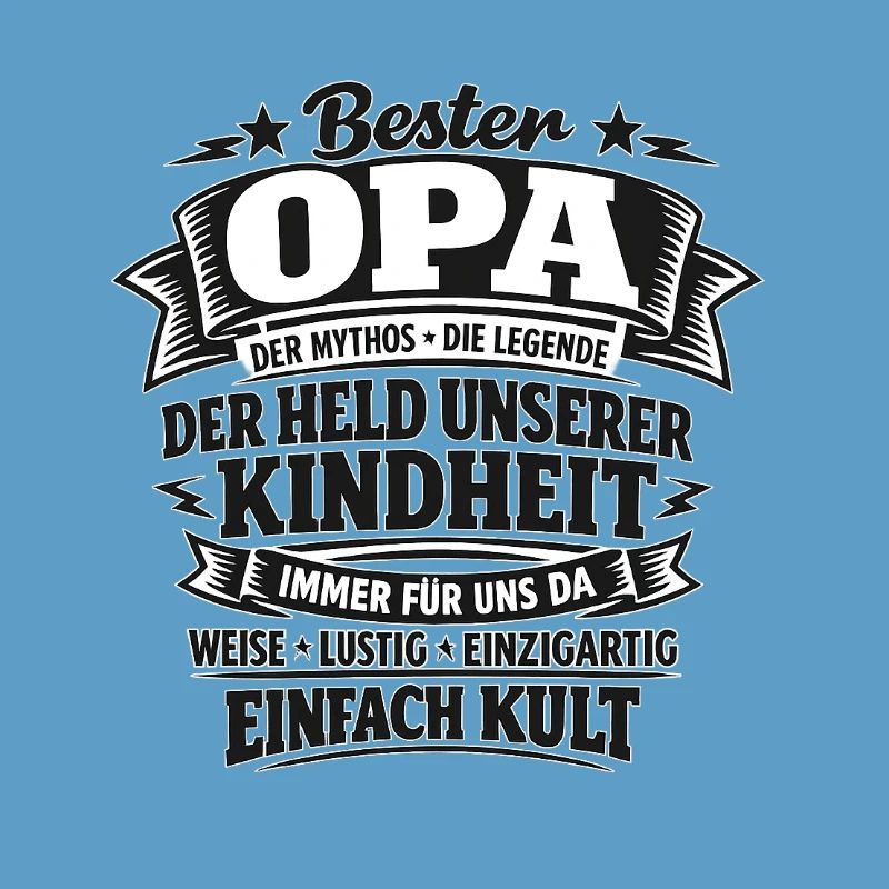 Bester Opa Held der Kindheit