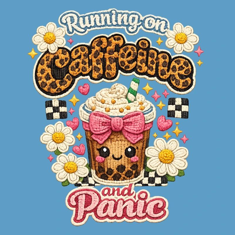 Café Chaos Patch Leopard Latte