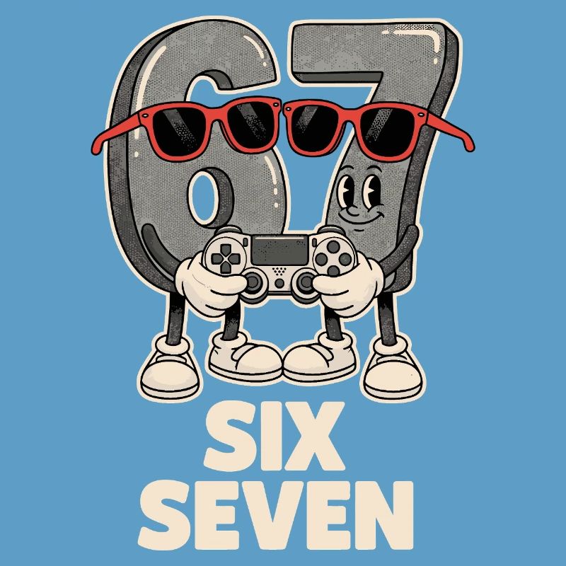 6 7 Six Sept Points d’Aura Meme Jeu Mignon
