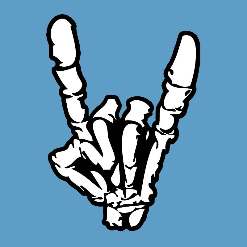 Rock'n'Roll- oder Heavy-Metal-Handzeichen *