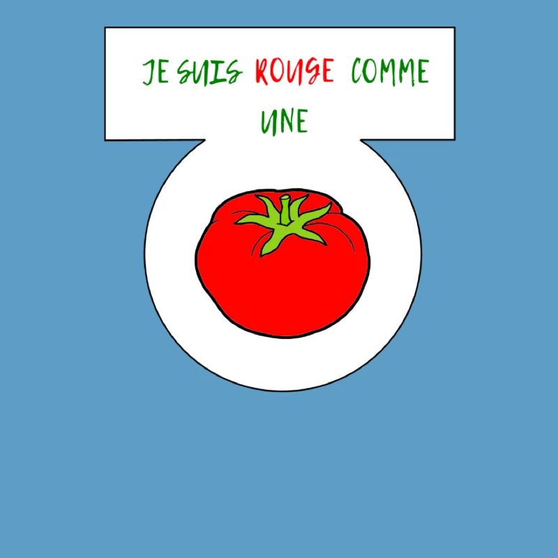 Rot wie eine Tomate