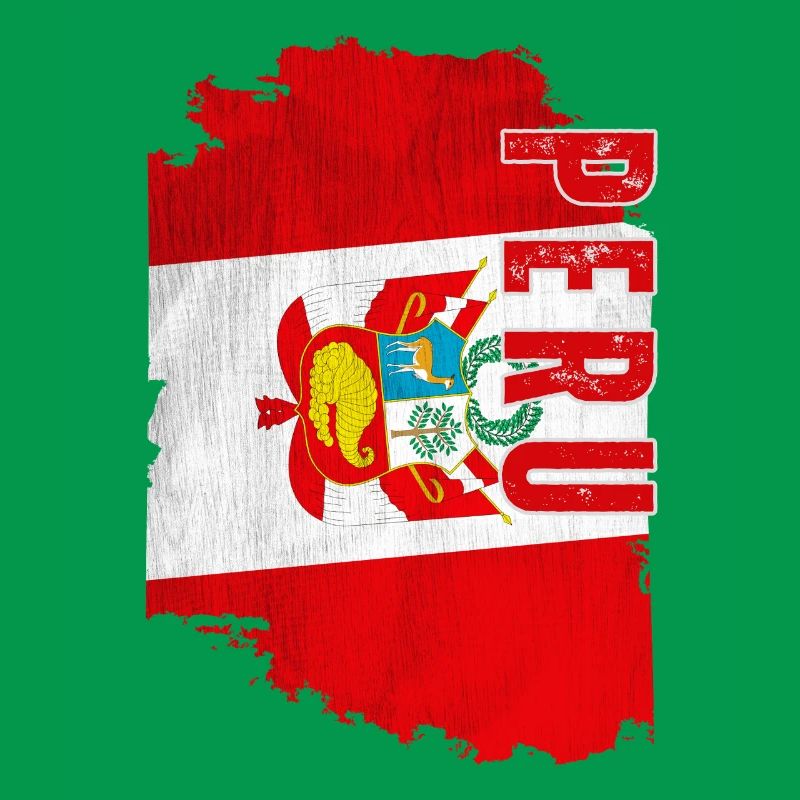 Vertical Peruvian flag, Peruvian pride