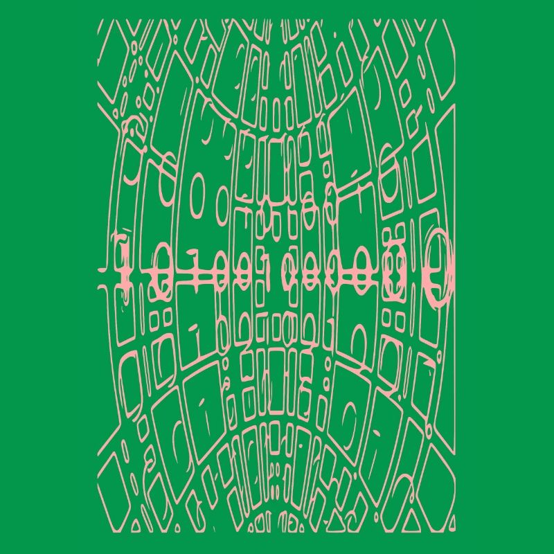 Code binaire Abstrait (rose)