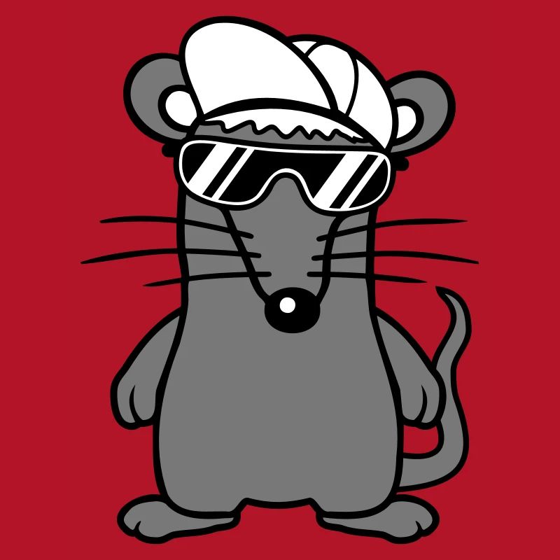 Mouse Sunglasses Cool Cappy Cap Hat Teens