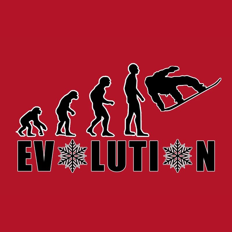 EVOLUTION SNOWBOARD Schnee Winter Geschenk