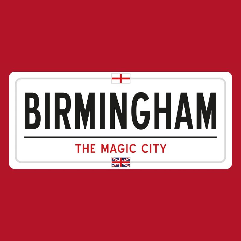 Panneau de nom de lieu de Birmingham