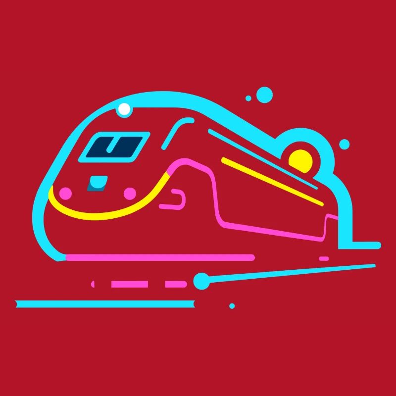 Train Comic Look