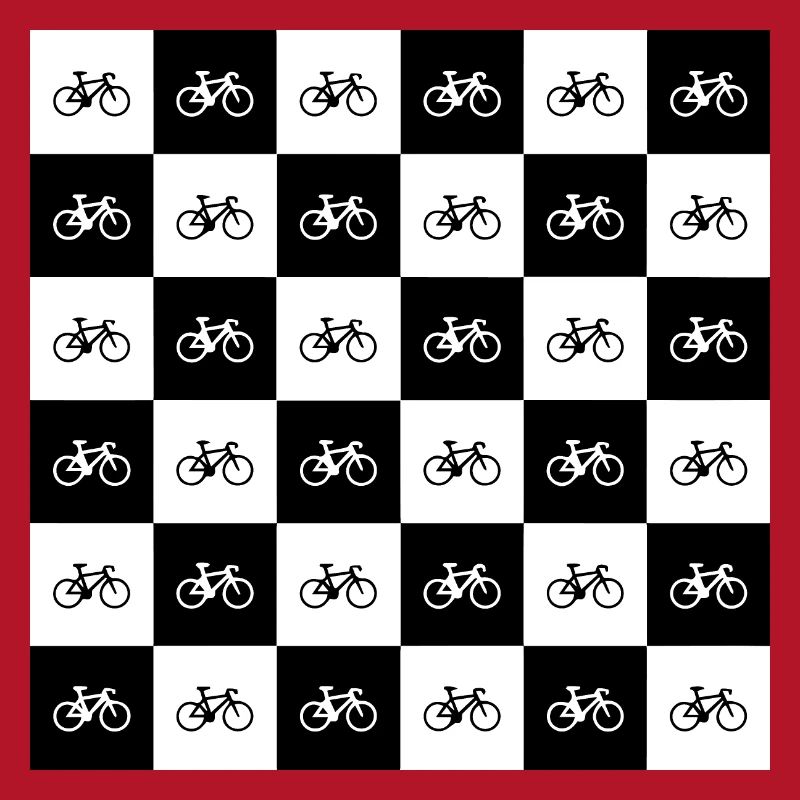 Geometric Bicycle Pattern Design