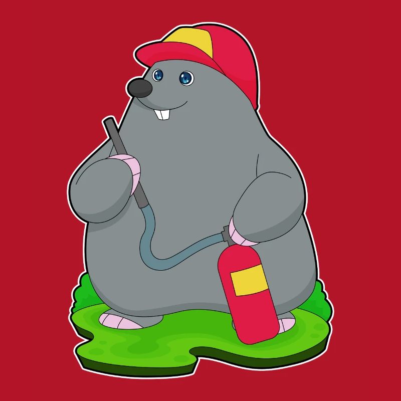 Mole Firefighter Fire Extinguisher