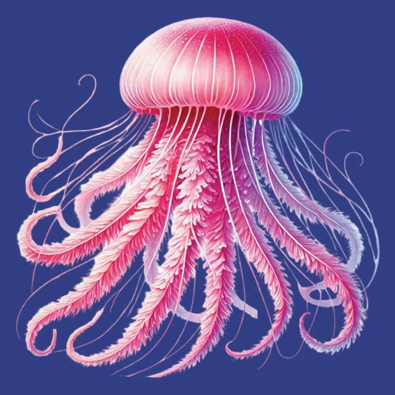 Jellyfish Sea Creatures Carnival Tentacles Fire Jellyfish