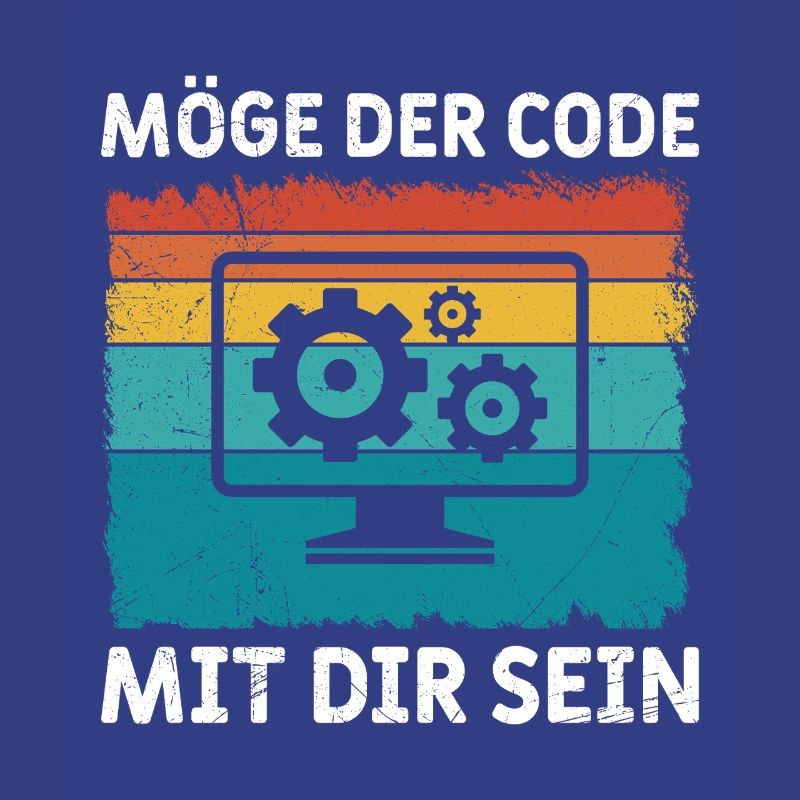 Nerd Computer MÖGE DER CODE MIT DIR SEIN LUSTIG