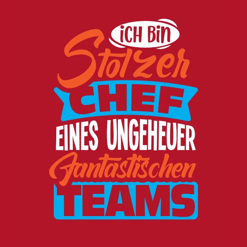 Stolzer Chef Chef Mann Abteilungsleiter Teamchef