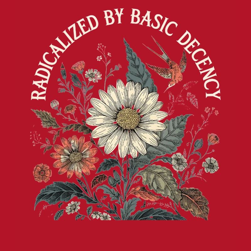 Radicalized By Basic Decency Retro Shirt