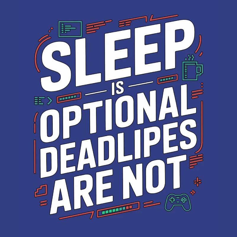 Game Developer Sleep Is Optional Game Programmer