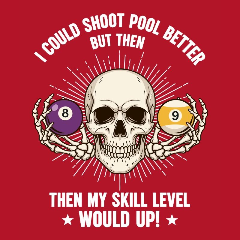 Table de billard de billard Billard Billard Spool Skull