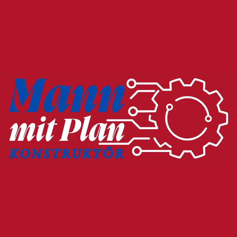 Mann mit Plan - Konstruktör, Konstrukteur