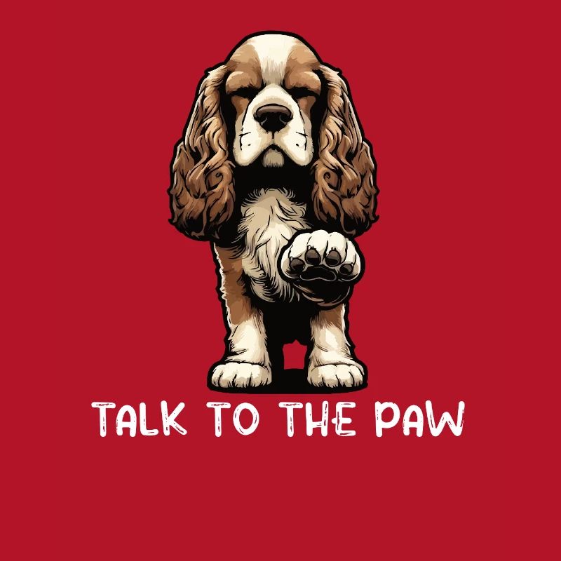 Talk to the Paw Cocker Spaniel Cocker spaniel hund