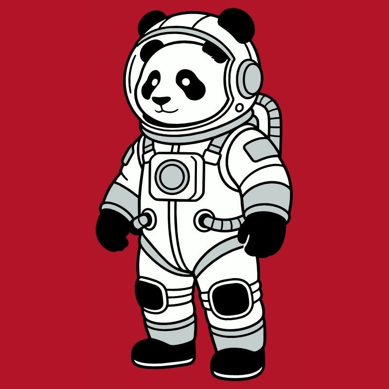 Combinaison spatiale panda bear