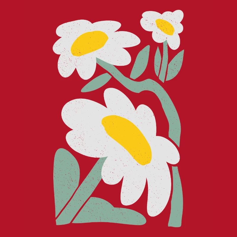Verspielte Gänseblümchen Illustration